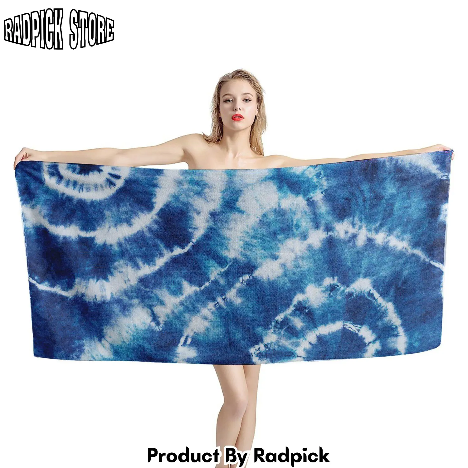 3d wave beach towel rp8875